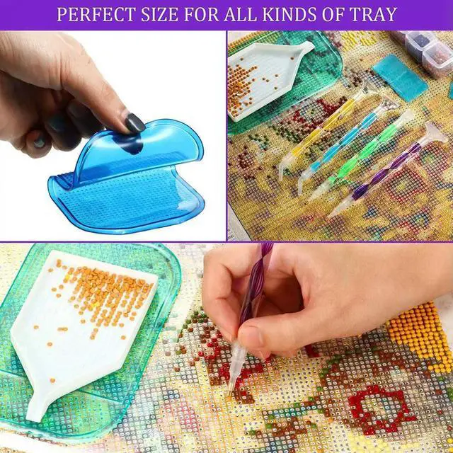 Main image of 4 Pieces Diamond Painting Pen 5D DIY Diamond Painting Drill Pen Rhinestone Picker Tool With Anti-Slip Pads For DIY Craft