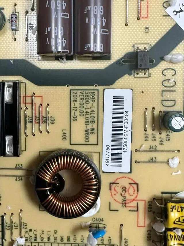 Alt view image 3 of 3 - L4L01B 168P-L4L01B-W1 5800-L4L01B-W100 power board