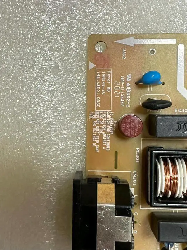 Alt view image 3 of 3 - S2721NX power supply board 748.A3E01.0011 19N148-1 748.A3E01.00SC