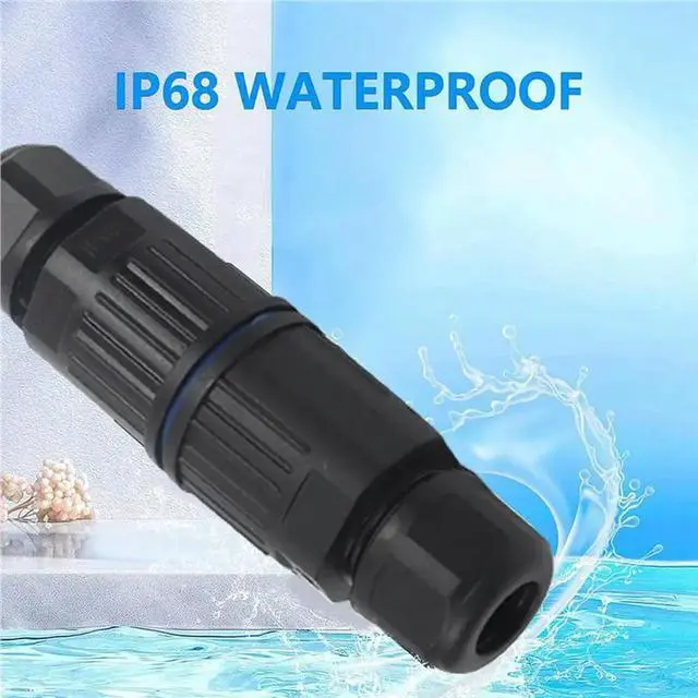 Alt view image 2 of 3 - 8 Sets Outdoor 3 Way Electrical Cable Connector IP68 Waterproof Junction Box Replaceable Lever Wire Connectors