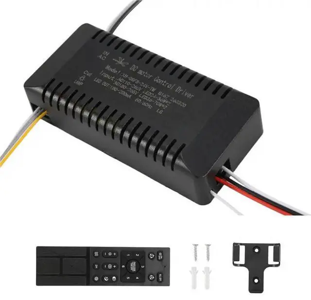 Alt view image 3 of 3 - Ceiling Fan Remote Control Kit 6-Speed Adjustable Ceiling Fan Remote Replacement For Home Bedroom