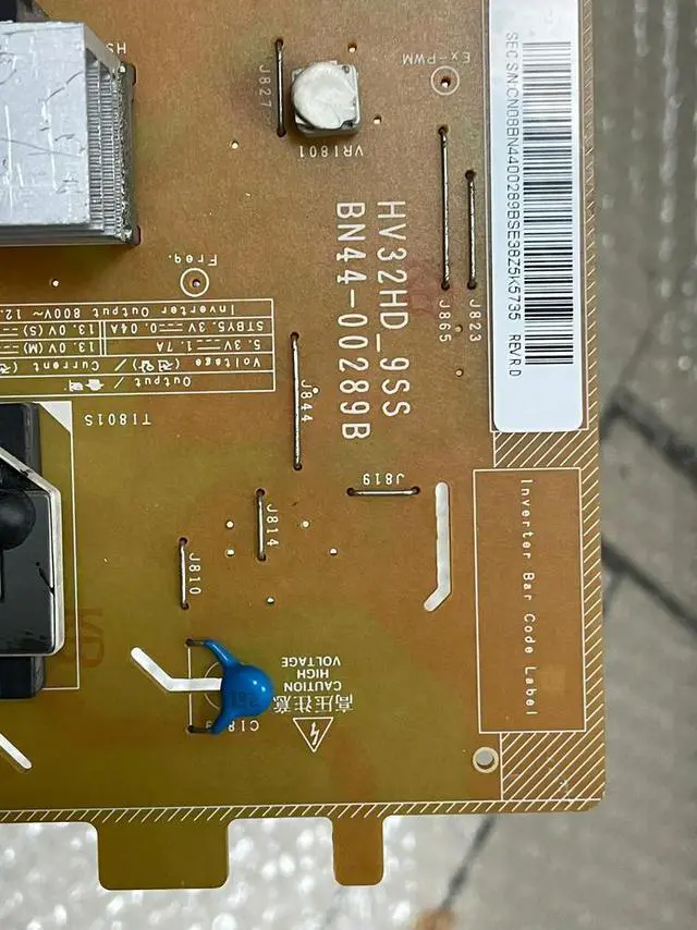 Alt view image 3 of 3 - for LA32B360C5 LA32B350F1 Power Board HV32HD-9DY BN44-00289A BN44-00289B