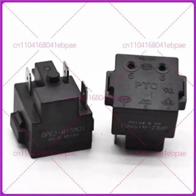 Main image of for Refrigerator freezer compressor PTC starter QPE2-A15MD3 overload thermal protection relay