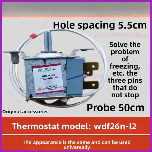 Alt view image 2 of 3 - Thermostat WDF26N-L2 Sensor Temperature Control Switch Suitable For Homa Refrigerator
