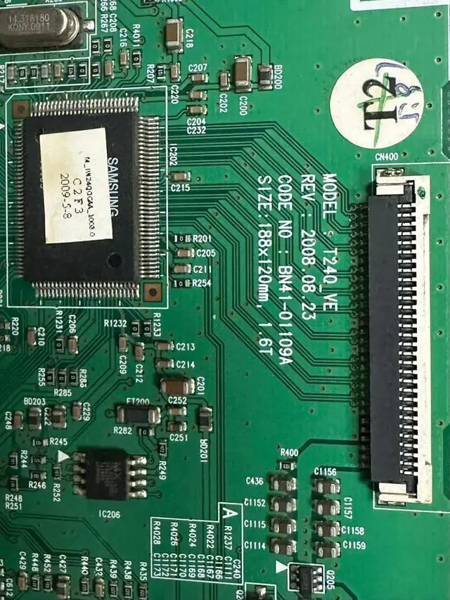 Alt view image 3 of 3 - T240 T260 LS26TWQSUV/XF display driver board BN41-01109A