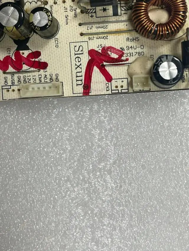 Alt view image 3 of 3 - N327C HL3232H Model:S60A REV:11 Power supply board SLX-T-019