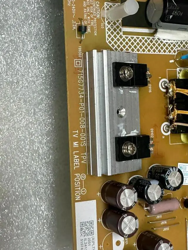 Alt view image 3 of 3 - Placa de alimentación 43PFF3601, 32PFF5893/T3 715G7734-P01-008-001S 715G7734-P01-008-001H 715G7734-P0B-001-0020