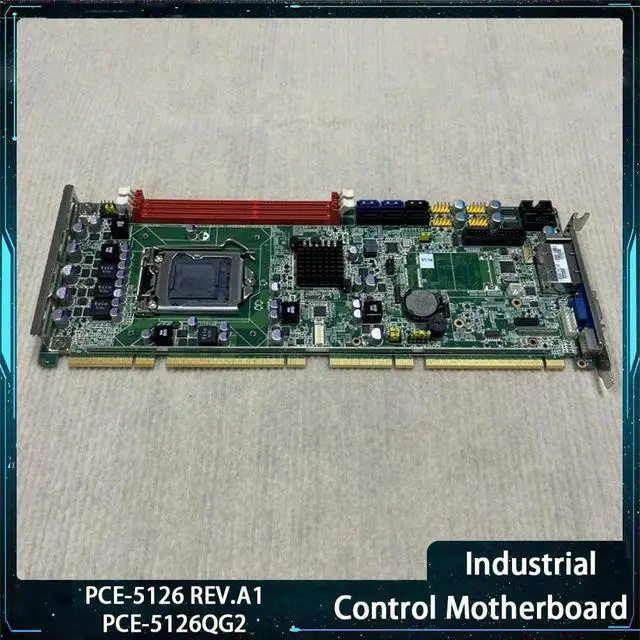 Alt view image 3 of 3 - PCE-5126 REV.A1 PCE-5126QG2 Dual Network Port Industrial Motherboard