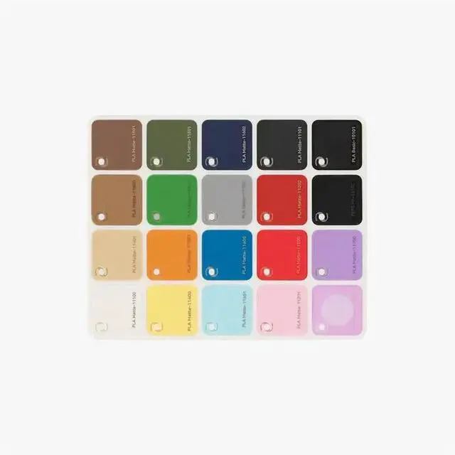 Alt view image 2 of 3 - Color Card 24 X 24Mm 80Pcs 3D Printing Consumables Printing Color Card Accessories