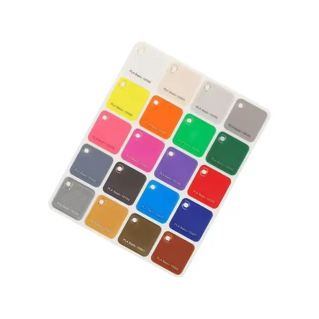 Alt view image 3 of 3 - Color Card 24 X 24Mm 80Pcs 3D Printing Consumables Printing Color Card Accessories