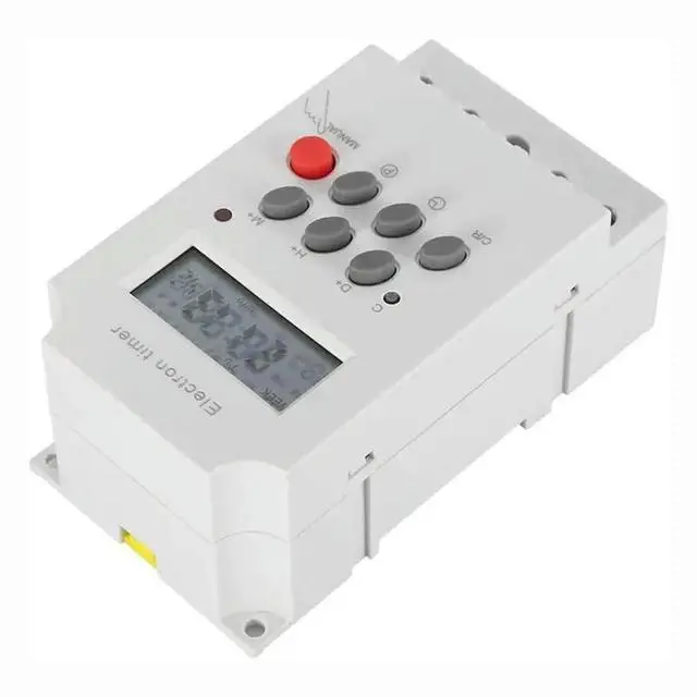 Alt view image 3 of 3 - 25A Digital Timer Switch 25A Timer Switch Programmable Electronic Time Control 7 Day Heavy Duty Digital Programmable Timer