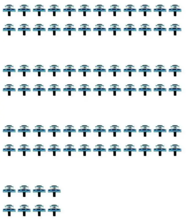 Main image of 80Pcs Hard Drive Mounting Screws Isolation Grommet Mute Mounting Screws For 2.5 Inch HDD