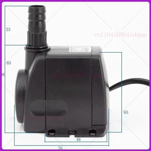 Alt view image 2 of 3 - Ice Maker Spare Parts Water Pump HJ-741 AC220-240V 8W Submersible Pump For Ice Machine