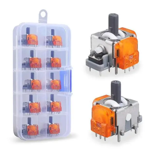 Alt view image 3 of 3 - TMR Hall-Effect Joystick Replacement For PS5 10PCS Anti-Drift Magnetic Resistance Stick Thumbstick Accessories