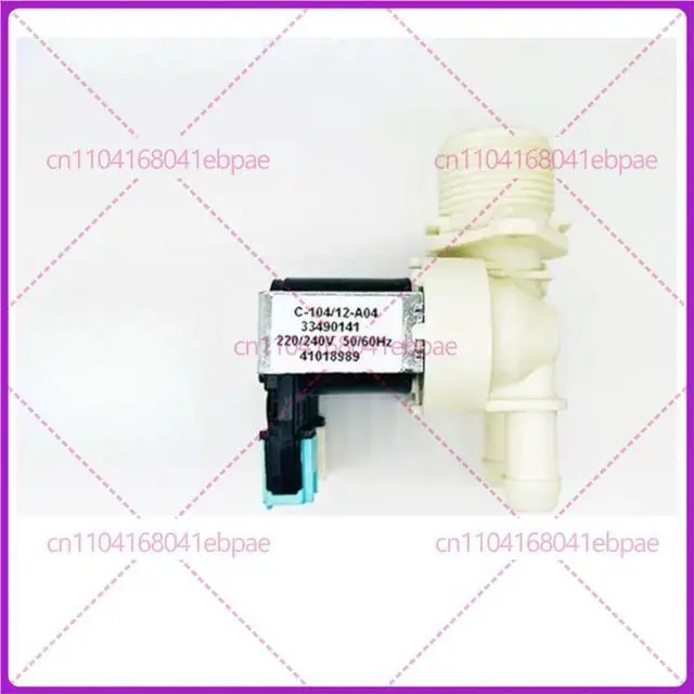 Main image of Water inlet valve for CANDY Jinling drum washing machines 41018989/33490141