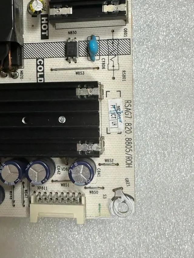 Alt view image 3 of 3 - HZ50U7E power board RSAG7.820.8805 HLL-4068WC