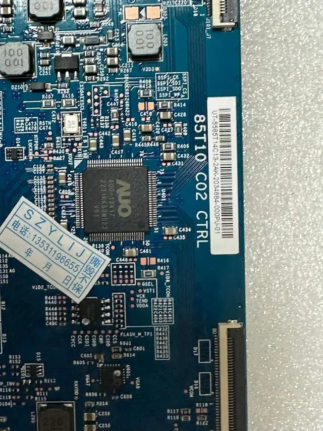 Alt view image 2 of 3 - 85X6C 85-inch logic board 85T10 C02 CTRL screen LVU850NDEL