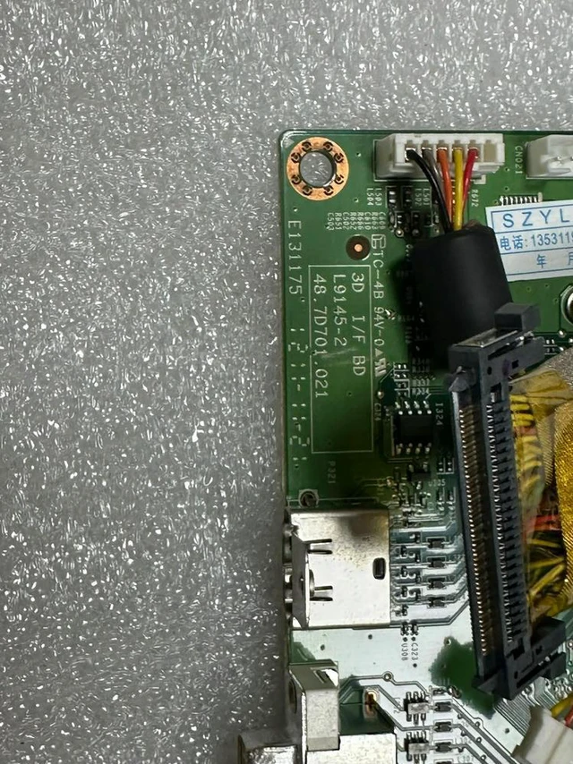 Alt view image 3 of 3 - GD245HQ 3D Driver Board GD245HQ I/F L9145-2 48.7D701.021 3D Main Board