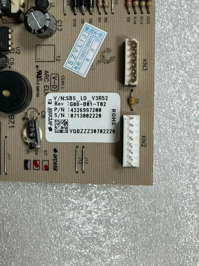 Alt view image 3 of 3 - Refrigerator circuit board 4326997200 100% test