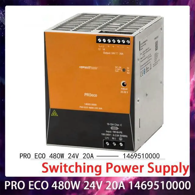 Alt view image 3 of 6 - PRO ECO 480W 24V 20A Works ly Switching Power Supply 1469510000