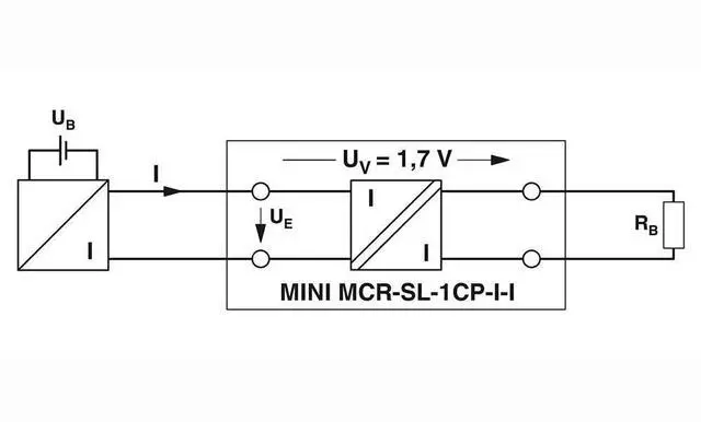 Main image of 2864419 MINI MCR-SL-1CP-I-I Loop-Powered Isolators Passive Isolators Works ly