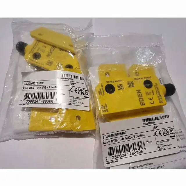 Alt view image 3 of 6 - 1PCS 2TLA020051R5100 Adam DYN-Info M12-5 Sensor