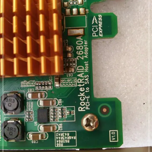 Alt view image 3 of 6 - Array Card 2680A RAID card 3Gb/s 8 Ports Built-in PCI-E TO SAS Card Hard Disk