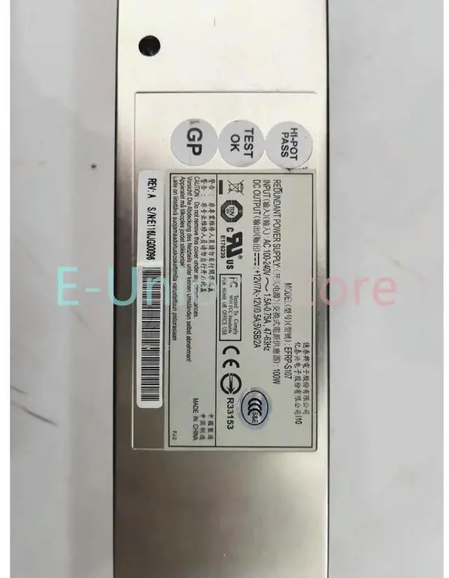 Alt view image 2 of 6 - 1Pcs EFRP-S107 Redundant Power Supply 100W 100-240V input 47-63Hz Output+12V 10A/+15V 10A/+24V 500mA