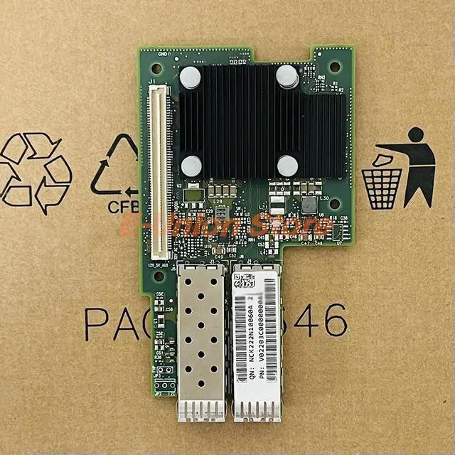 Alt view image 3 of 6 - 25Gb/s MCX4421A-ACQN ConnectX-4 LX 25GbE PCIe3.0 x8 Dual Port SFP28/SFP+/SFP CX4112A PC Network Card InfiniBand NIC