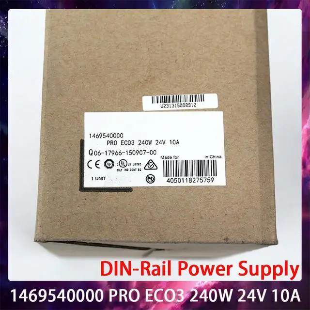 Alt view image 2 of 6 - 1469540000 PRO ECO3 240W 24V 10A DIN-Rail Power Supply Three-Phase Power