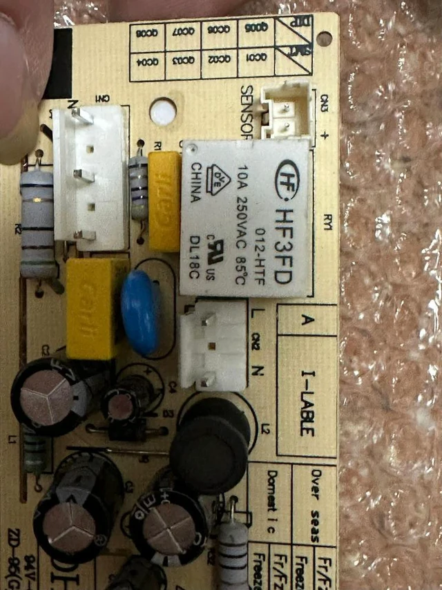 Alt view image 3 of 3 - Control Board W19-50AC Refrigerator Circuit PCB W19-50