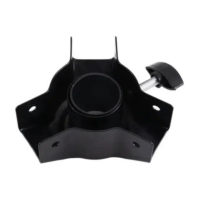 Alt view image 3 of 3 - Speaker Bracket l Tripod Bracket Middle Three-Way Iron Seat