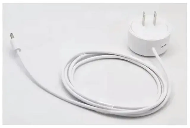 Alt view image 2 of 3 - For Google Home, Nest Hub, Speaker Wall Power Adapter Replacement- Power Supply Cord, Power Cable US Plug Fit