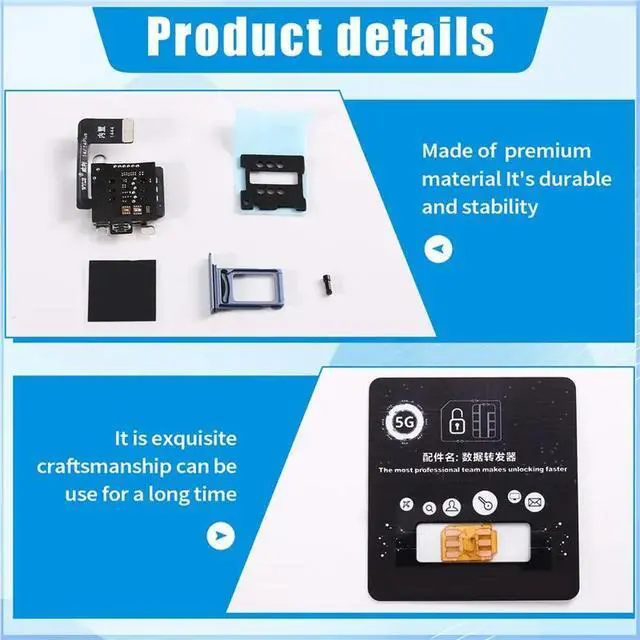 Alt view image 3 of 3 - ESIM Conversion Dual SIM Card For 14 14Plus 14Pro14promax MEP Integration Solution Supports Supersnow / DB IC