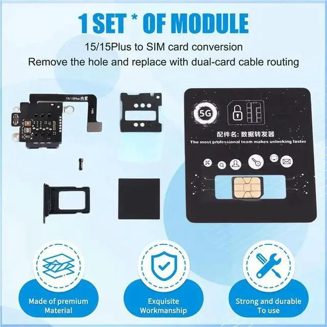 Alt view image 2 of 3 - ESIM Conversion Dual SIM Card For 14 14Plus 14Pro14promax MEP Integration Solution Supports Supersnow / DB IC