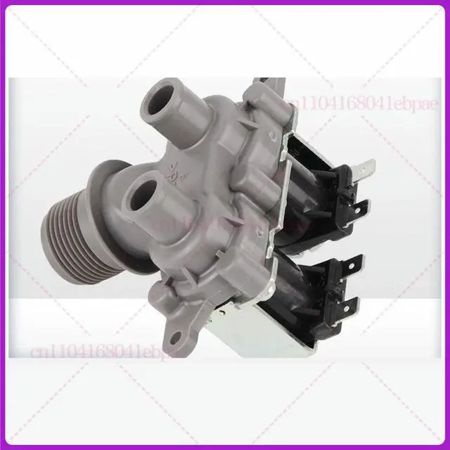 Alt view image 2 of 3 - Washing Machine Double-Head Water Inlet Valve FCS180A Solenoid Valve For Panasonic Pulsator Washing Machine XQB65/XQB75 Series