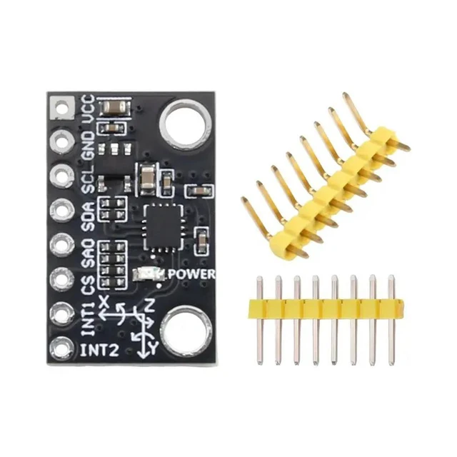 Alt view image 2 of 3 - BMI270 6-Axis Attitude Sensor,Inertial Measurement Unit,Accelerometer, Gyroscope Module