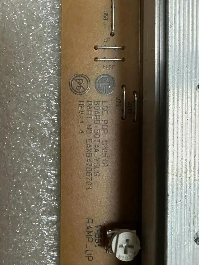 Alt view image 3 of 3 - 50PA450C-CM Y board EAX64786701 EBR75416301