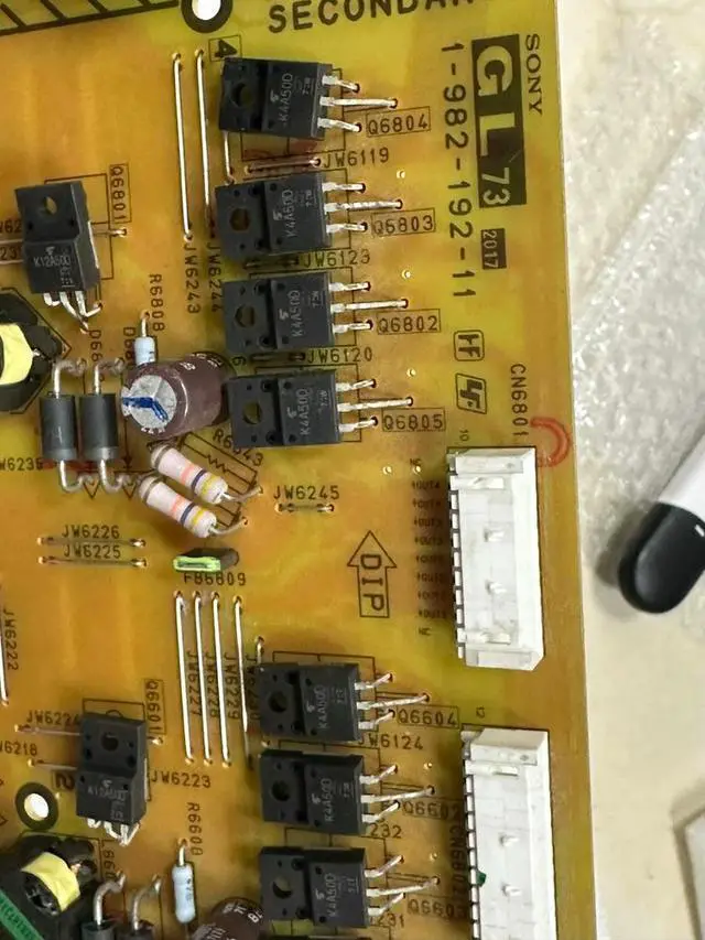 Alt view image 3 of 3 - KD-75X8566E LCD TV power board APS-415 1-982-192-11 Spot