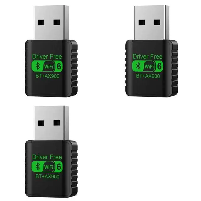 Alt view image 3 of 3 - 3X 6 AX900 Bluetooth 5.4 USB Adapter Network Card 2.4G And 5Ghz Wlan Receiver Signal Receiver Style 2