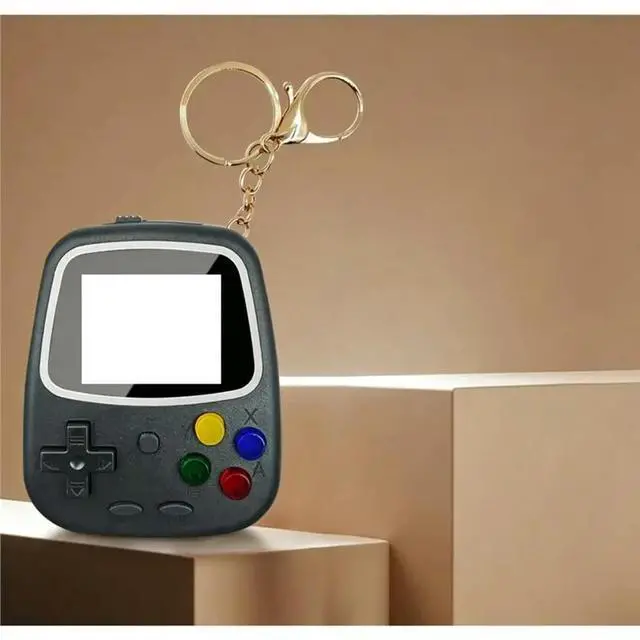 Alt view image 2 of 3 - Mini Handheld Game Console 274-In-1 Retro Nostalgic Classic Children' S Game Keychain