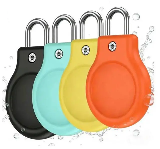 Main image of Waterproof For Airtag Holder With l U Lock, Protective Tracker Case For Airtag
