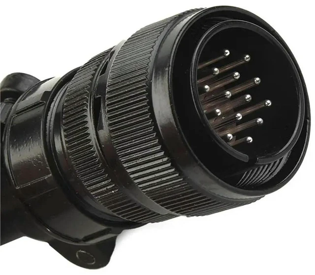 Alt view image 2 of 3 - 2Pcs 14 Pin l Male Plug Connector Remote Control Capabilities Fits For Miller For Hobart TIG MIG Welder