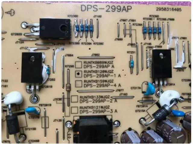 Alt view image 2 of 2 - LCD-80LE857A power supply board RUNTKB120WJQZ DPS-299AP-1A