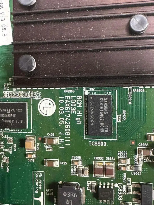 Alt view image 3 of 3 - 42/47LE5500-CA motherboard EAX61742608
