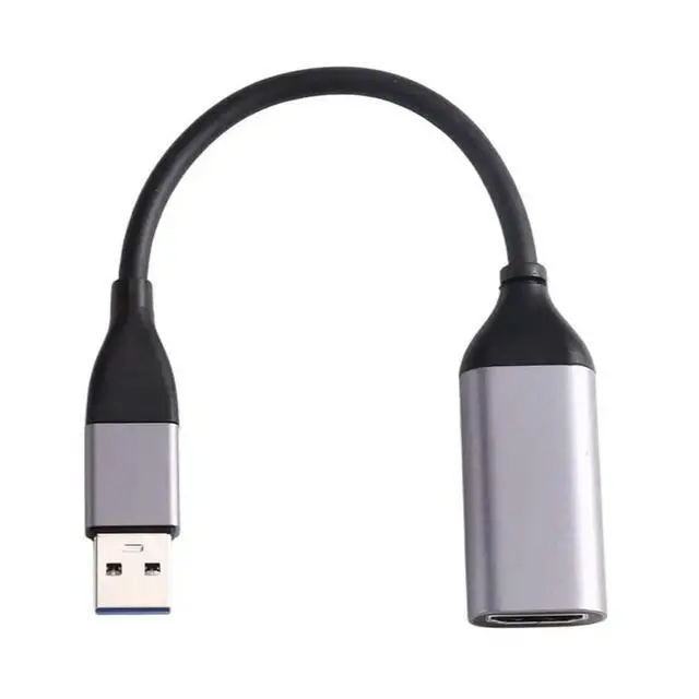 Alt view image 3 of 3 - For Computer Camera 1080P Video Capture Card -Compatible To USB A/USB-C Video Grabber For Live Stream Meeting Recording