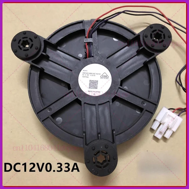 Alt view image 3 of 4 - For Haier refrigerator refrigeration fan cooling fan motor GW12E12MS1AZ-52Z32 12V 0.33A