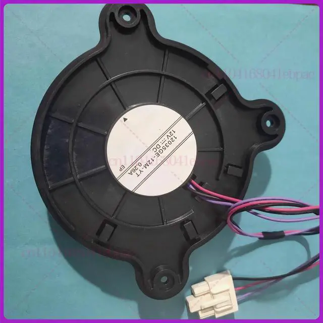 Alt view image 2 of 2 - 12035GE-12N-YT for Haier Meiling frequency conversion refrigerator refrigeration fan 12V0.29A freezer fan