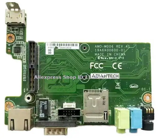 Main image of ADVANTECH AMO-M006 REV.A1 19A6A00600-01 9696M00600E Industrial Motherboard CPU Board Stock