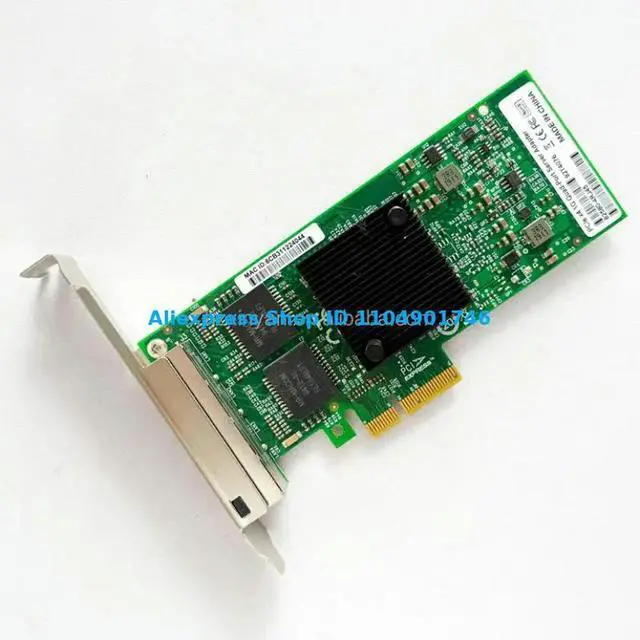 Alt view image 3 of 3 - 92T4077 92T4076 82580-4RJ45 PCIe X4 1G Quad-Port Embedded Computer Server Adapter